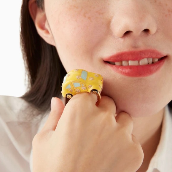 Kate Spade Off We Go Car Ring Size Of 6 - Picture 3 of 9